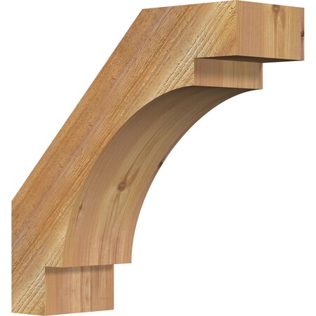 6"W x 18"D x 18"H Merced Rough Sawn Knee Brace, Western Red Cedar